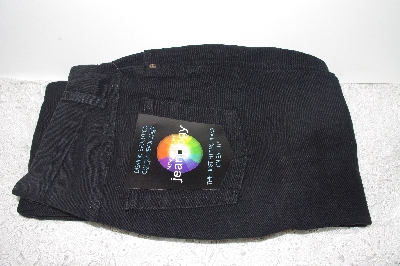 +MBAMG #T06-117   "Size 6T/ 34" Long    "Jeanology 2004  Black 5 Pocket Jeans"