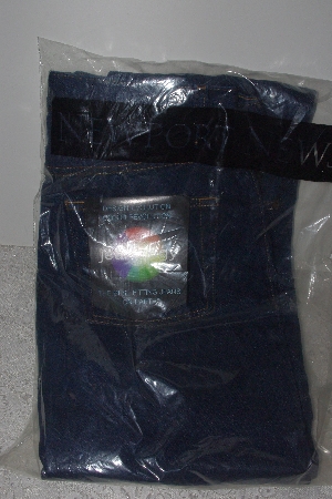 +MBAMG #T06-123  "Size 6T/ 34" Long  "Jeanology 2004 Blue 5 Pocket Classic Jeans"