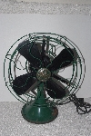 +MBAMG #T06-043  "Vintage Black & Green GE Table Fan"
