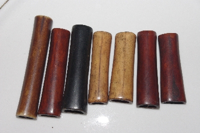 **MBAMG #T06-015  "Set Of 7 Hand Made Bone Beads"