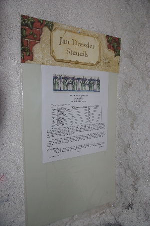 +MBAMG #009-029  "1999 Jan Dressler #820 Craftsman Dragonfly Frieze Stencil Kit"