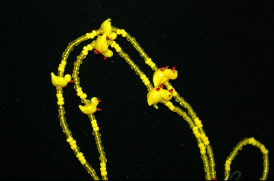 +MBA #483  " Yellow  Glass Ducks"