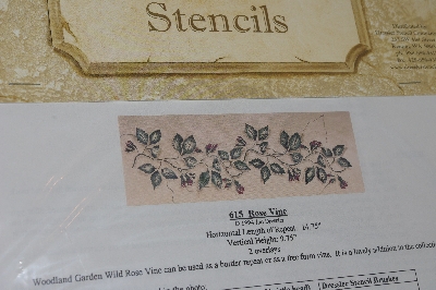 +MBAMG #009-032  "1994 Jan Dressler 615 Rose Vine Stencil Kit"