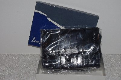 +MBAMG #009-388  " 1990's Lee Sands Eelskin Make-up Pouch"