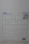 +MBAMG #009-366 "1994 Plaid #28558 Alphabet Upper & Lower Case Stencil"