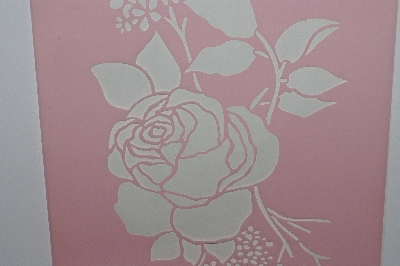 +SOLD"  MBAMG #009-357  "Delta Stencil Magic "Rose & Lilacs" Stencil"
