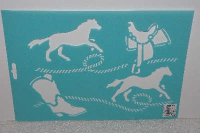 +MBAMG #009-335  "Stencil House Western Theme Stencil"