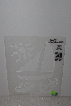 +MBAMG #009-302  "1991 Simply Stencils By Plaid #28424 Sailing"