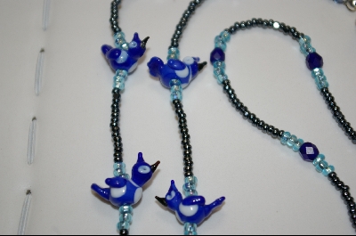 +MBA #551  "Glass Blue Birds"