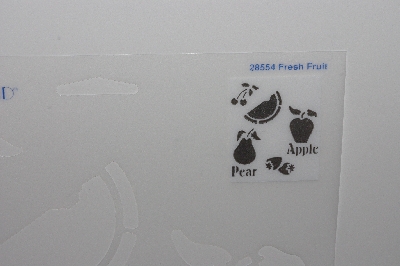 +MBAMG #009-241  "1994 Simply Stencils By Plaid #28554 Fresh Fruit"