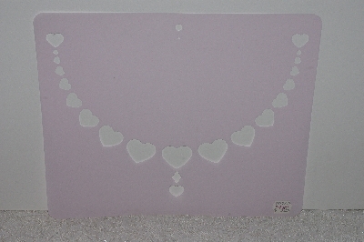 +MBAMG #009-257  "1993 11" X 9"  Stencil Source Heart Necklace Stencil"