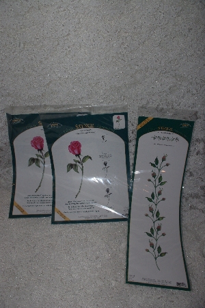 +MBAMG #009-072  "American Traditional Stencils Set Of 3"