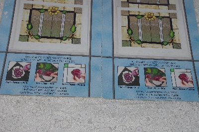 +MBAMG #009-088  " 2002 Set Of 2 Plaid RediLead Instant Lead Sunflowers"