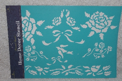 +MBAMG #009-091  "Stencil House  Large #STE 831 Roses"