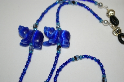 +MBA #570  "Dark Blue Fiber Optic Bears"