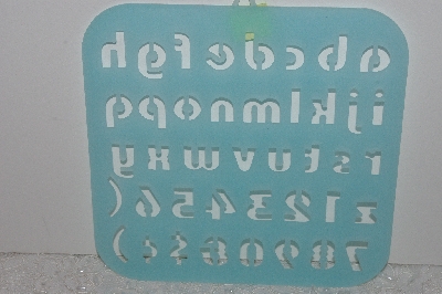 +MBAMG #009-450  "Heavt Duty Plastic Lower Case Letter Stencil #5010-B"