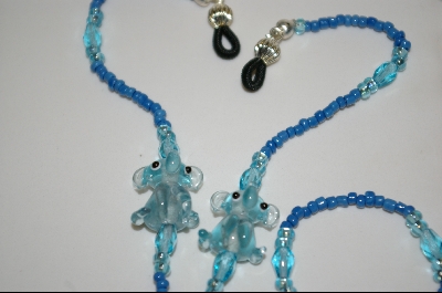 +MBA #581  "Clear Blue Glass Elephants"