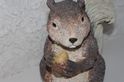 +MBAMG #0031-064  "Pair Of 2 Large Resin Squirrel With Acorns"