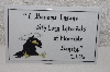 MBAMG #0031-173  "E.A. Poe Quote  Ceramic Sign"