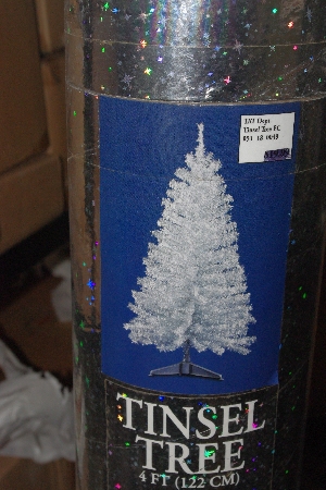 +MBAMG #0031-  "2003 4Ft Tinsel Christmas Tree"