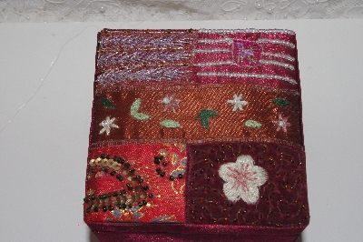 +MBAMG #0031-090  "Fancy Satin Embelished Gift Box With Lid"