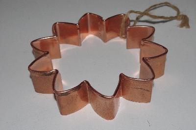 +MBAMG #099-094  "Large Flower Copper Cookie Cutter"