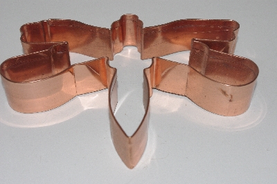 +MBAMG #099-098  "Older Large Copper Dragonfly Cookie Cutter"