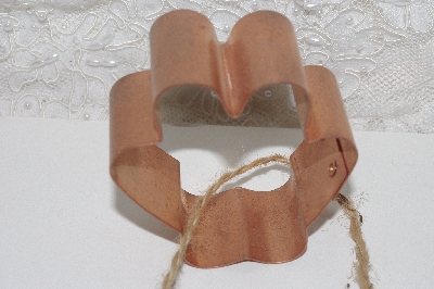 +MBAMG #099-077  "Older Kitchen Collectibles Copper Hand Cookie Cutter"