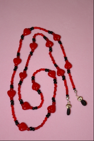 +MBA #2-052  14 Red Glass Hearts