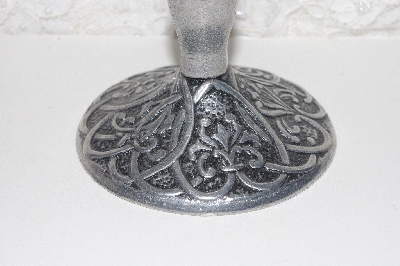 +MBAMG #00016-0149  "1996 Set Of 2 "For Ever More"  Pewter 8 Ounce Goblets By Carson"