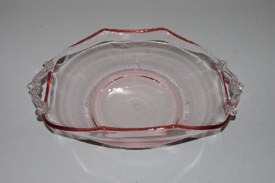 +MBAAC #01-9479  "Beautiful Pink Glass Serving Dish"