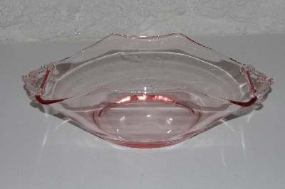 +MBAAC #01-9479  "Beautiful Pink Glass Serving Dish"