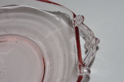+MBAAC #01-9479  "Beautiful Pink Glass Serving Dish"