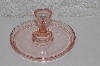 +MBAAC #01-9463  "Heart Handled Pink Glass Candy Dish"