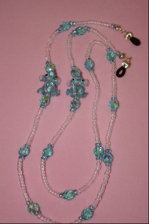 +MBA #2-100  "Clear Blue Glass Elephants"