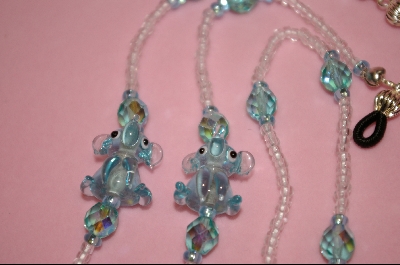 +MBA #2-100  "Clear Blue Glass Elephants"