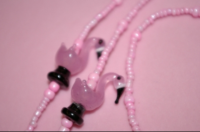 +MBA #2-106  Pink Glass Flamingos