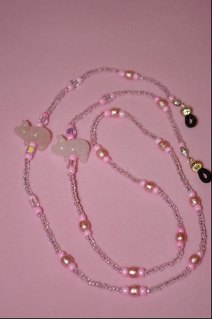 +MBA #2-116  Pink Hand Carved Rose Quartz Pigs