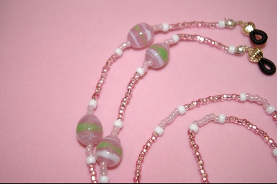 +MBA #2-118  "Pink & Green Glass Eggs