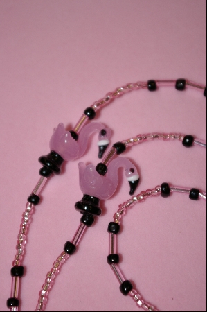 +MBA #2-139  Pink Glass Flamingos