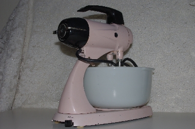 +MBAVG #101-125  "Vintage Pink 12 Speed SunBeam Model #12 Mixer"
