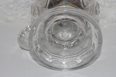 +MBAVG #101-0033  "Small Vintage Clear Glass Kerosene Lamp"