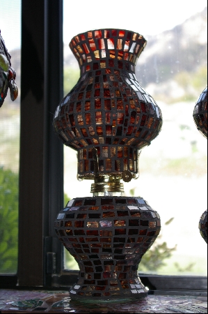 +Stained Glass Kerosene Lamps