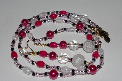 +MBAEG #001-0033  Pink, Clear & Black"