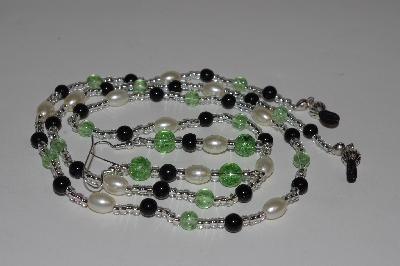 +MBAEG #001-0087  "Cream,Green, Clear & Black"