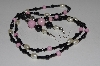 +MBAEG #001-0132 "Cream,Black & Pink"