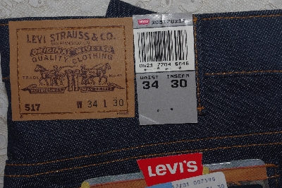 +MBAHB #18-0073  "Two Pairs Of Levi 517 Size 34x30 Mens Boot Cut Jeans"