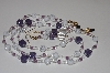 +MBAEG #0015-0078  "Purple,White & Clear"