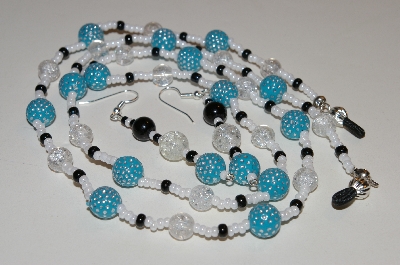 +MBAHB #0025-0062  "Blue,White,Black & Clear"
