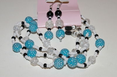 +MBAHB #0025-0062  "Blue,White,Black & Clear"